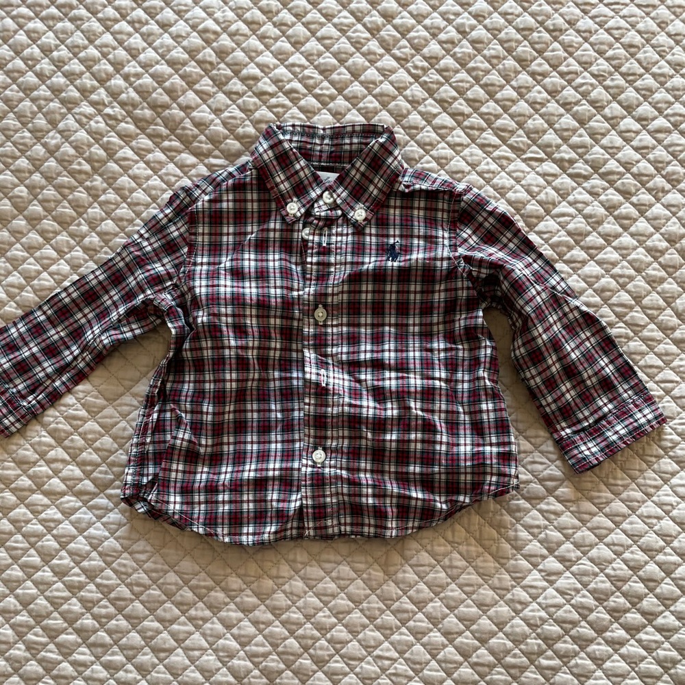 Ralph Lauren Plaid Long Sleeve Shirt